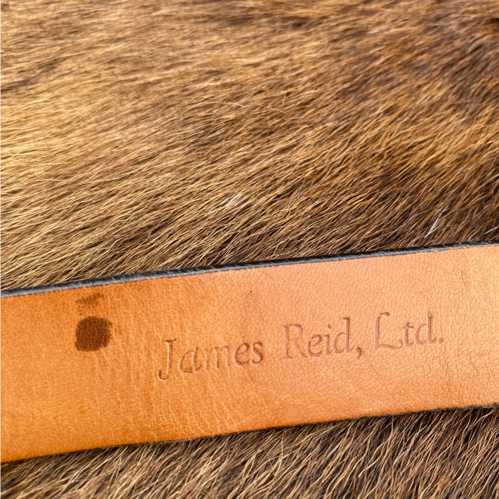 James Reid Santa Fe 4-Piece Sterling Silver& 14K Gold Ranger Buckle Alligator 32 - Picture 12 of 13